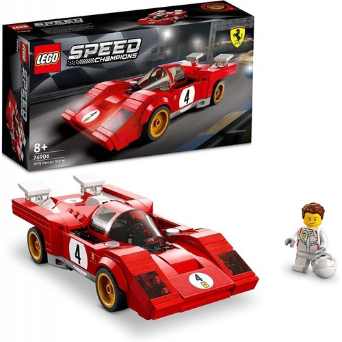 Lego Speed Champions - 1970 Ferrari 512 M - Lego 76906 Supercar, Auto Sportiva R - Foto 1 di 8