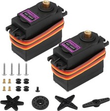 2-pack Mg996r 55g Metal Gear Torque Digital Servo Motor For Futaba Jr Rc