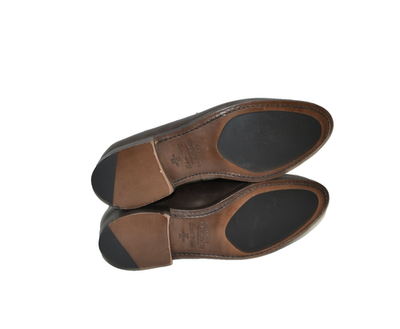 $395 Allen Edmonds Wooster Street Tan Brown Leather Penny Loafers Size 9 or 10 Allen Edmonds USA Made Wooster Street Mens 9 D Brown Leather  main image 2