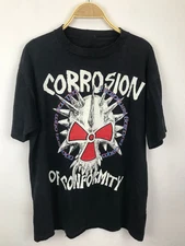 Corrosion Of Conformity Skull Tour Unisex Adult Cotton Shirt S To 5XL QX619