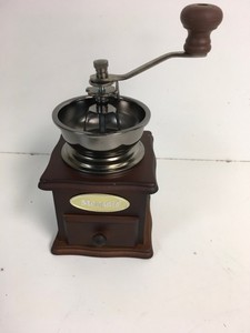 Mongdio Manual Coffee Grinder, Retro Hand Coffee Bean Grinder, Stain (P24031785)