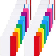 400 Pieces Tabs 2 Inch Sticky Index Tabs Writable and Repositionable File Tab