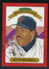 4 1980's Topps/Donruss San Francisco Giants Oversized Baseball Cards Mitchell