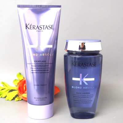 Kerastase Blond Absolu Bain Lumiere & Fondant Cicaflash 250ml / 8.5oz
