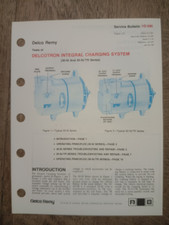 Delco-Remy Alternator 30SI Repair Service Bulliten 1G280