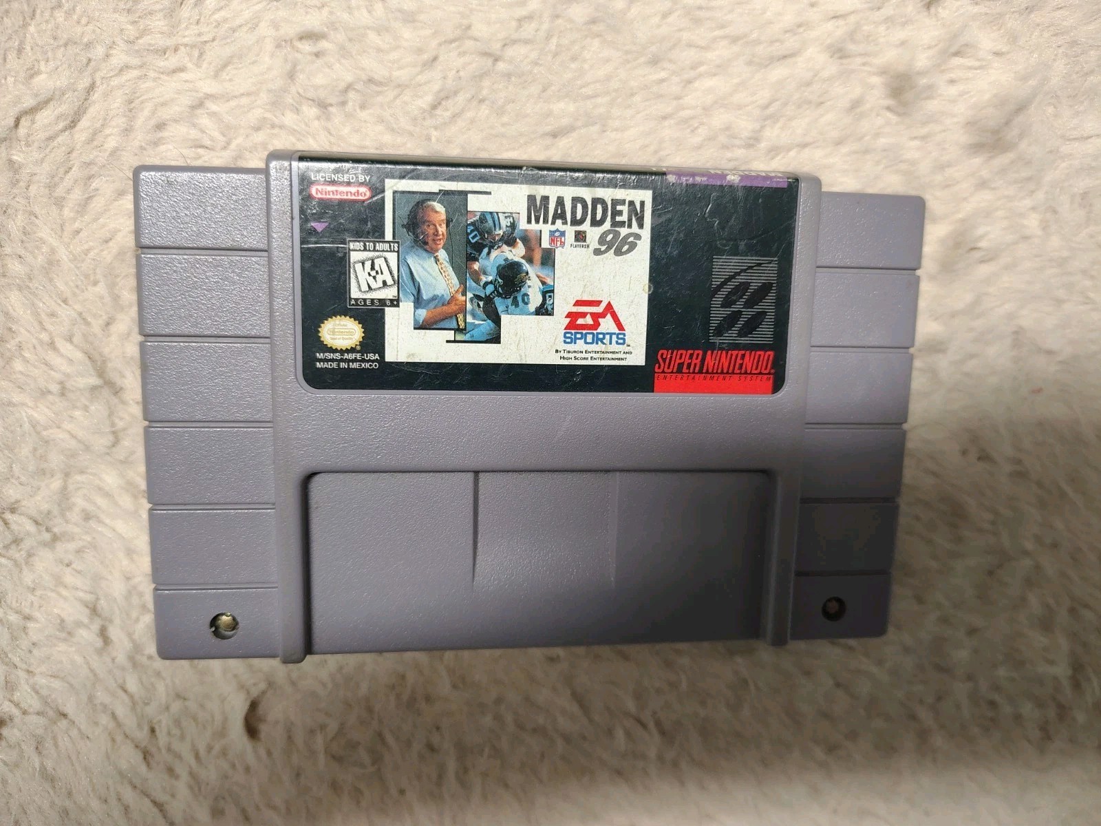 Madden NFL 96 (Super Nintendo SNES, 1996) 