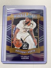 2023-24 Panini Donruss Optic - Winner Stays Anthony Davis #19 Purple Prizm LAL