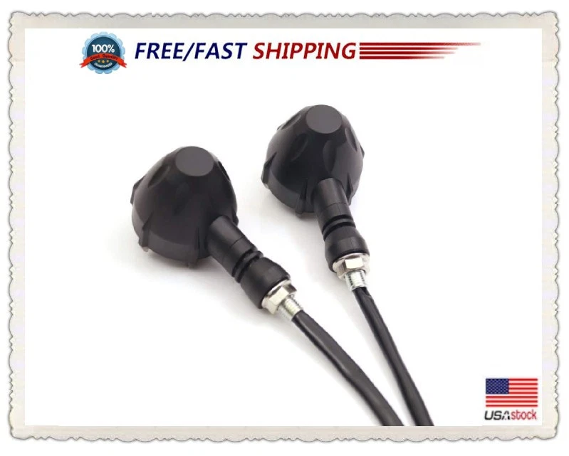 Motorcycle Blue LED Turn Signal Blinkers Indicator DRL Light For Yamaha Honda - Изображение 4 из 4