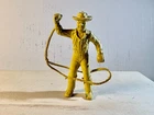 Marx 1950's 60mm Western Cowboy with lasso from Roy Rogers playset.