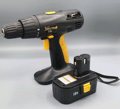 #ad Alltrade Trades Pro 18V Drill w Battery Cordless Tool 691803 $23.99