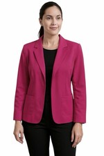 Vintage Sag Harbor Pink Blazer Jacket, Size 16, Lightweight Lined Office Wear