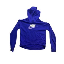Nike Hoodie Kids XL Blue JDI Graphic Pullover Fleece Sweatshirt Casual