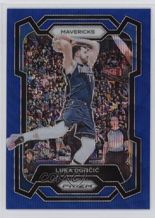 2023-24 Panini Prizm Blue Wave Prizm Luka Doncic #110 1t4l