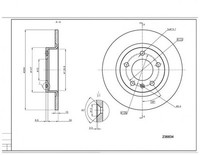 2X Hart 236 834 Bremsscheibe FüR Opel