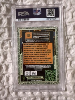 satoshi SATOSHI NAKAMOTO #1 2024 Bitcoin Trading Cards Spirit Of Satoshi