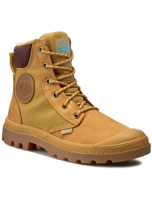 Palladium Pampa Sport Cuff WPN Hi Men Shoes/Boot Amber gold/gum SIZE 11.5 NEW