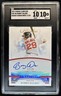 2021 Panini Flawless Bobby Dalbec RC Auto #/25 Red Sox SGC 10 Rookie