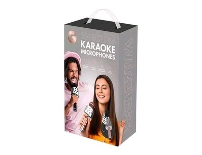 2 Karaoke Mikrofon Lautsprecher Handgerät KTV Player Mikrofon Party Wireless Bluetooth UK