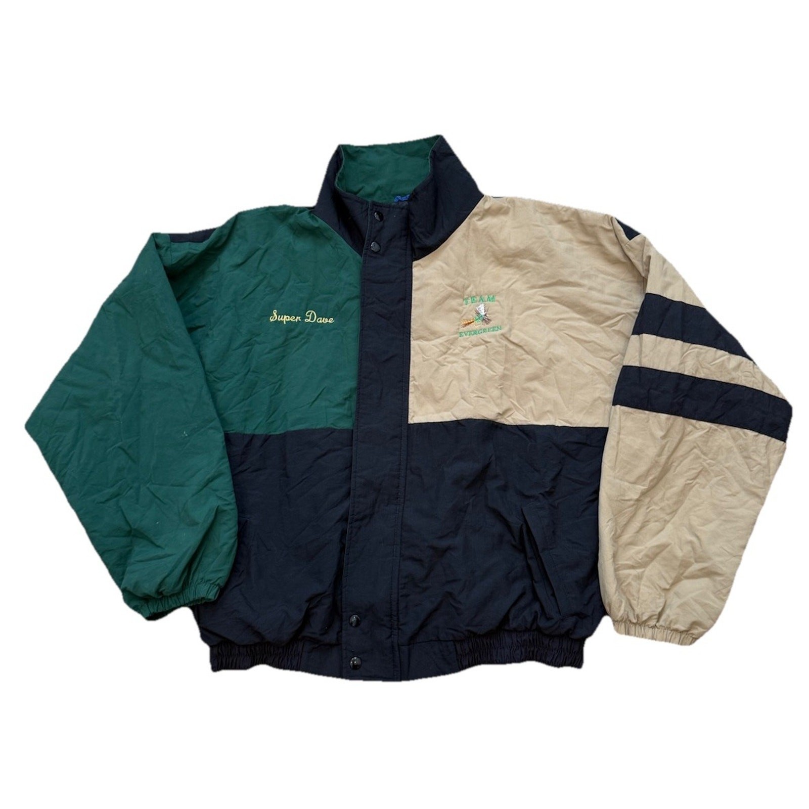 VINTAGE Rennoc Jacket Men’s Size XL Team Evergreen Windbreaker Quilt Lined