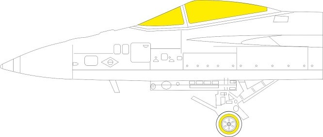 Eduard Accessories EX811 - 1:48 F/A-18E For Hobby Boss - New