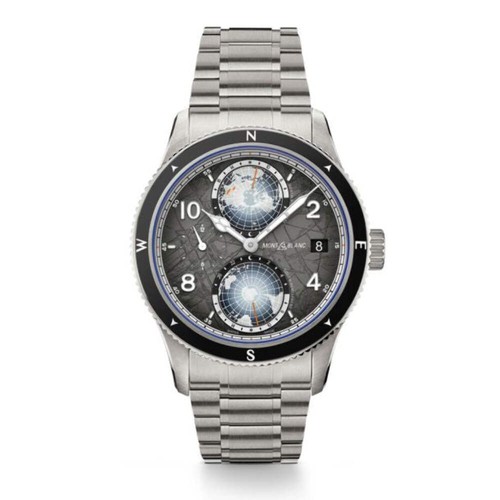 Montblanc 1858 Geosphere 0 Oxygen 8000 Titanium Watch 42mm