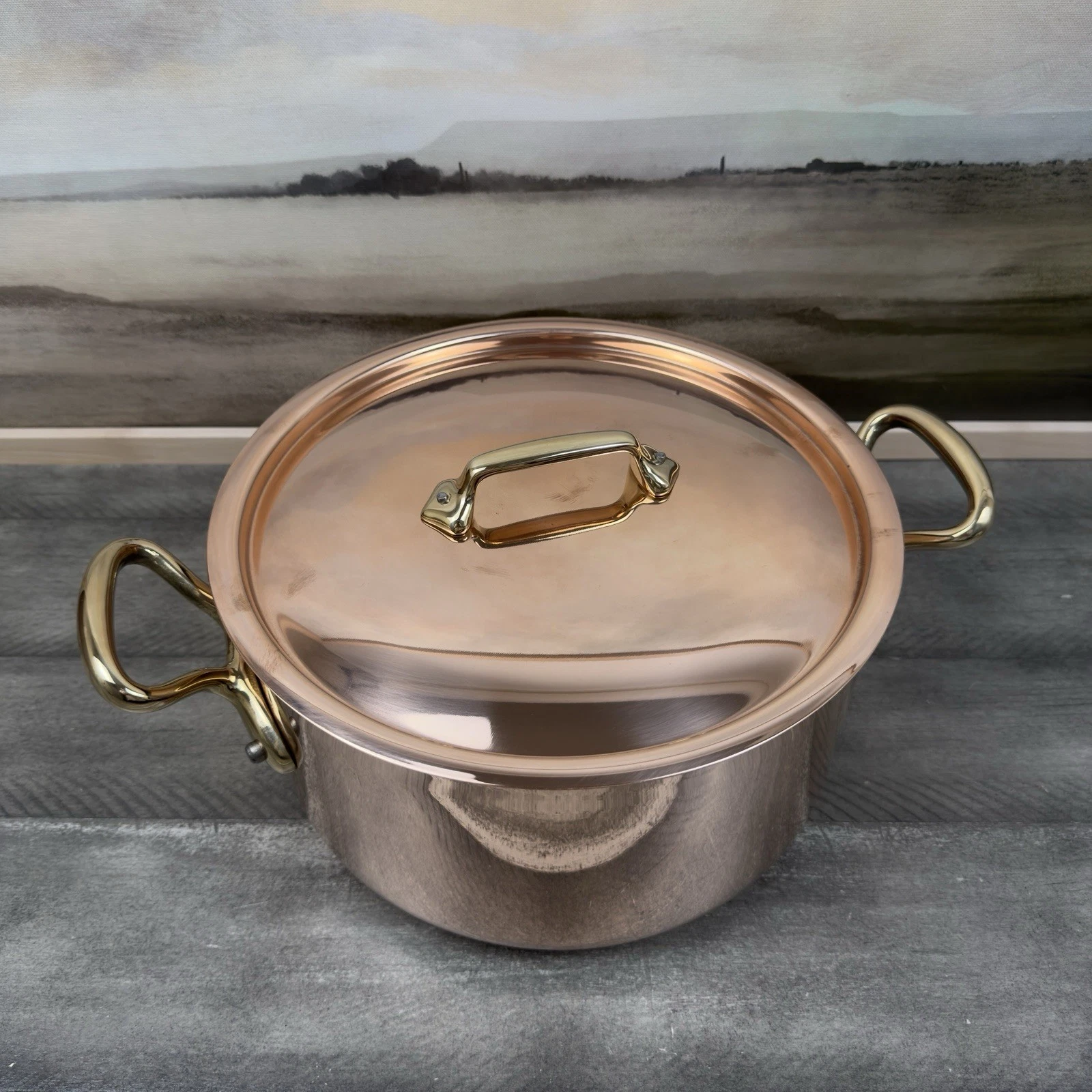 Williams Sonoma Mauviel M'250B Copper Stew Stockpot 5-Qt. Tarnished Scuffed Read
Opens in a new wind