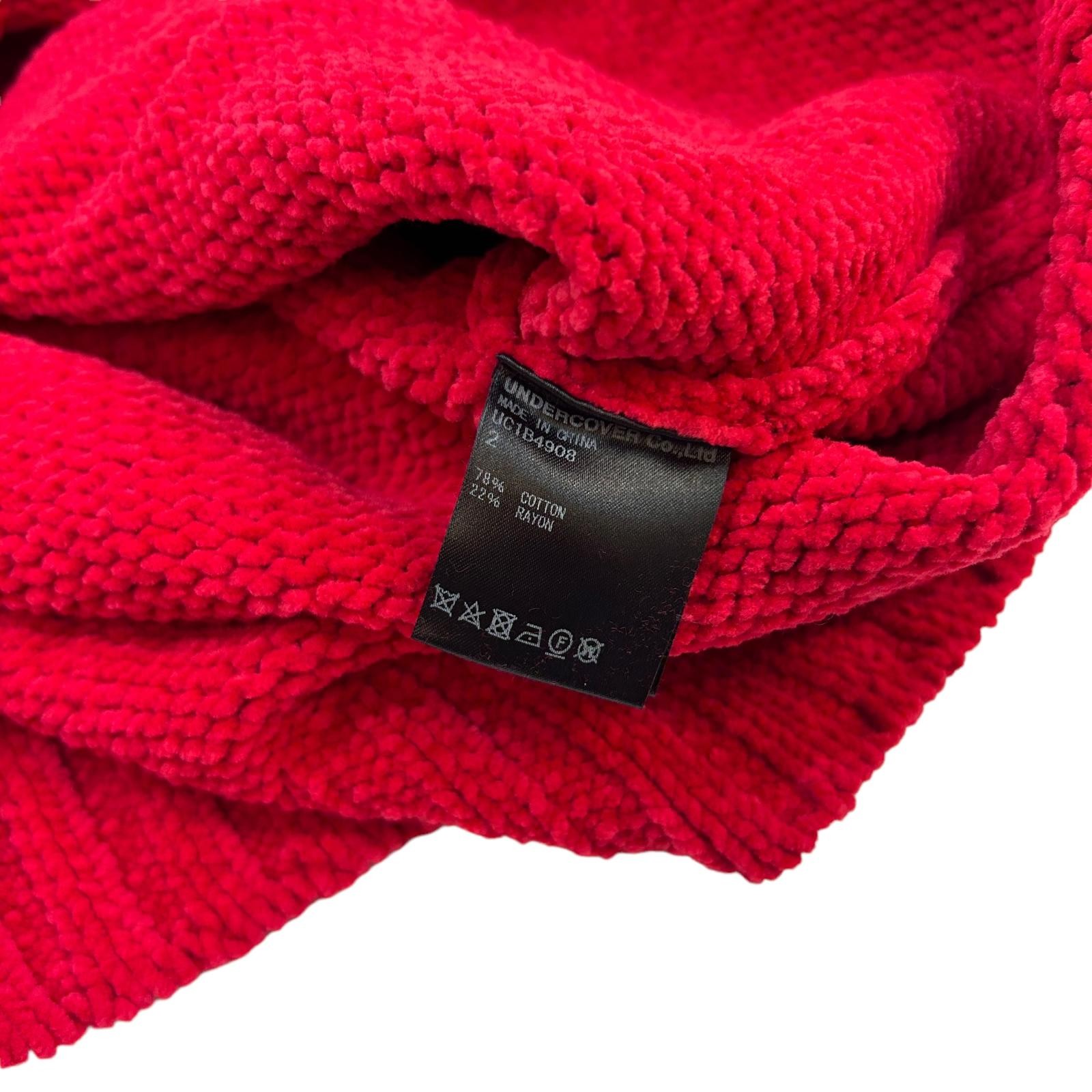 UNDERCOVER Red Sweatshirts Knit Size 2 NEW RRP 440 image 6
