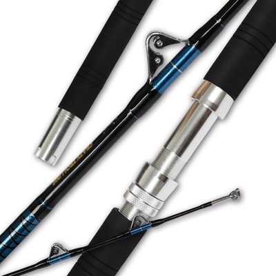 Offshore Trolling Fishing Rod 2-Piece 7'6'' 30-50lb Big Game Roller Pole