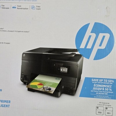 HP OfficeJet Pro 8610 All-In-One Wireless Color Printer Copier Fax ADF