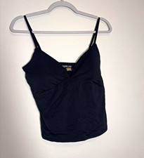 Abercrombie  Fitch Bra-Free Collection Black Modal Stretch Camisole Top L