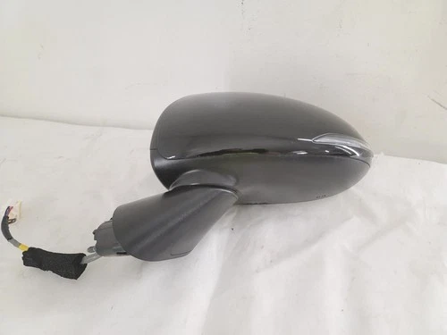 Driver Side View Mirror Power Matte Black Base Fits 20-23 SONATA 2298405