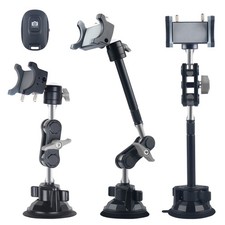 leepiya Universal Ball Head Arm for Phone 360 Adjustable Car Suction Phone Ho...