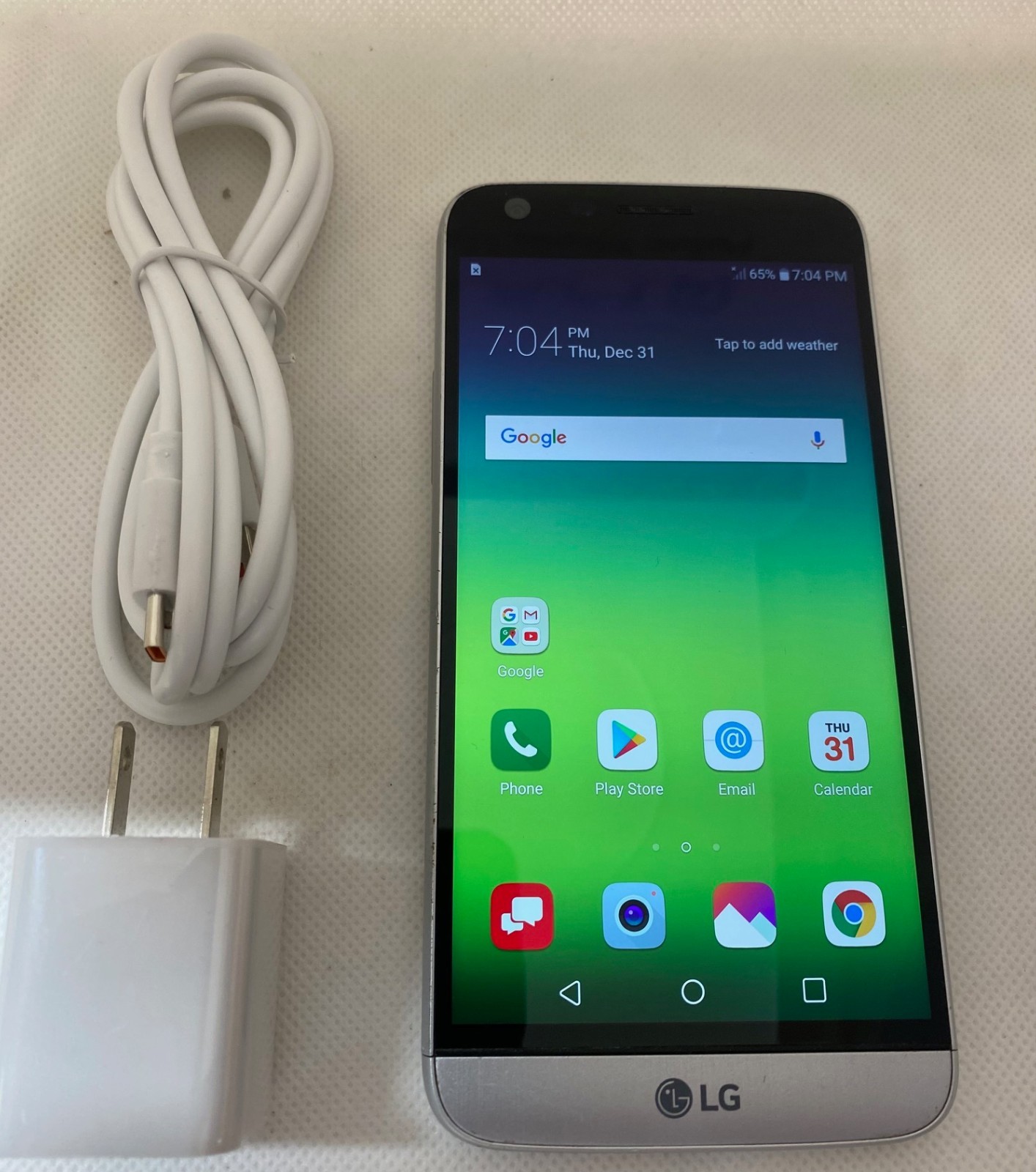 UNLOCKED Verizon / Page Plus LG G5 VS987 Android 4G LTE 32GB Smart Phone -USED