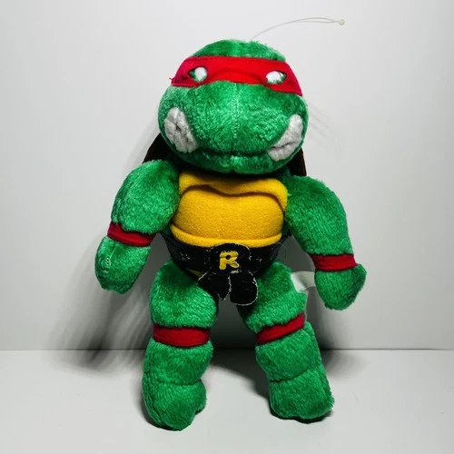 1989 Vintage Raphael Teenage Mutant Ninja Turtles TMNT Plush 13"