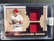 2025 Panini Three And Two Prospect Dual Jersey Aidan Miller #PDJ-AM /32