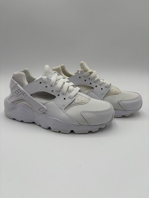 [654275-110] Youth Nike Air Huarache Run (GS) 'White Pure Platinum' Size 4Y