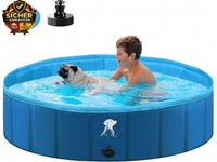 Hundepool FüR GroßE &Amp; Kleine Hunde, Faltbarer Hunde Planschbecken 80 * 30CM