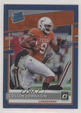 2020 Panini Chronicles Draft Picks Blue Prizm Collin Johnson #13 so7