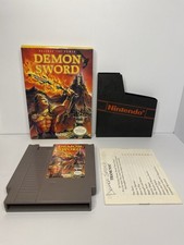Demon Sword Nintendo NES Complete in Box CIB Original Box & Sleeve Tested Works