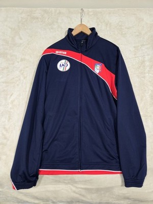 NWT Errea Italia Track Jacket Mens XL Full Zip Blue Puglia LND Soccer Futbol