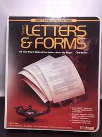 Smart Letters and Forms Coleco for ADAM ColecoVision Computer