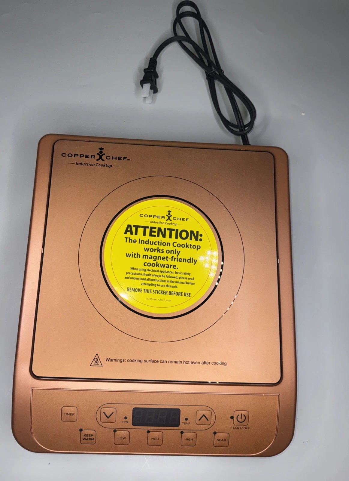 Copper Chef Induction Cooktop KC16067-00300 Portable Electric Stove