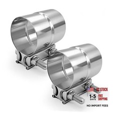 2.5 Inch Exhaust Clamp 2 12 Lap Joint Band Clamp 2.5in 2pcs Lap Joint Clamps