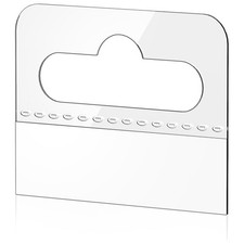 Tabs, 200 Pcs Clear Sticky Hanging Tabs Slot Hole Self Adhesive Plastic 2661