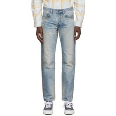 Cerruti jeans light-wash straightleg men 40X34 Broken-in Denim Gorpcore Designer