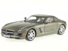 Mercedes C197 SLS AMG 2010 matt grey diecast model car CLC124 IXO 1/43