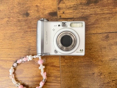 Canon PowerShot A520 シルバー 単3電池 簡易動作確認済 Canon PowerShot A520 4.0MP Digital Camera - Silver [TESTED Works