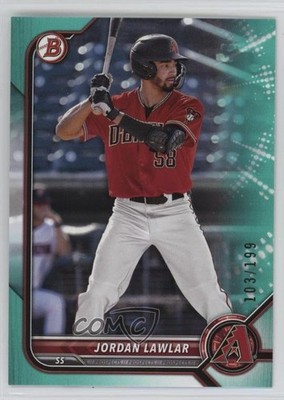 2022 Bowman Draft Aqua 103/199 Jordan Lawlar #BD-78 1u5y