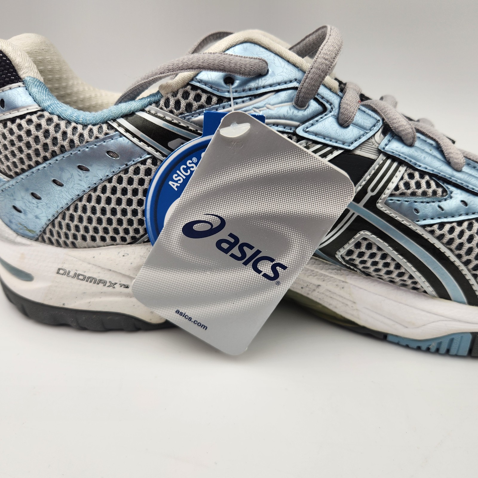Asics Womens Gel Intensity 10.5 Duomax Metallic Blue Gray New With Tags No Box thumbnail 6