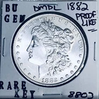 1882 BU GEM MORGAN SILVER DOLLAR UNC /MS+++ U.S. MINT RARE COIN 8803